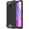 FORCELL CUSTODIA ARMOR CASE TPU COVER PER XIAOMI REDMI 9 - 9 PRIME BLACK