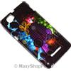 MAXY SYL CUSTODIA TPU SILICONE FLOWER COVER PER SONY XPERIA M C1905