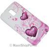 MAXY SYL CUSTODIA TPU SILICONE HEART SAMSUNG COVER GALAXY S5 G900 PINK