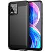 FORCELL CUSTODIA B-CASE TPU SILICONE COVER CASE PER OPPO RENO5 LITE - 5F -A94 4G- F19 PRO CARBON METAL BLACK