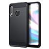 FORCELL CUSTODIA B-CASE TPU SILICONE COVER CASE PER SAMSUNG GALAXY A70E CARBON METAL BLACK