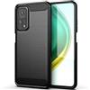 FORCELL CUSTODIA B-CASE TPU SILICONE COVER CASE PER XIAOMI REDMI 9T POCO M3 CARBON METAL BLACK