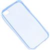 USLIM ULTRA SLIM CUSTODIA TPU SILICONE 0,3MM COVER CASE PER APPLE IPHONE 4 - 4S BLU