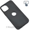 FORCELL CUSTODIA TPU SILICONE COVER SOFT-CASE PER APPLE IPHONE 12 - 12 PRO BLACK