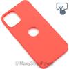 FORCELL CUSTODIA TPU SILICONE COVER SOFT-CASE PER APPLE IPHONE 12 - 12 PRO RED