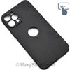 FORCELL CUSTODIA TPU SILICONE COVER SOFT-CASE PER APPLE IPHONE 12 PRO MAX BLACK