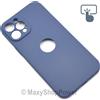 FORCELL CUSTODIA TPU SILICONE COVER SOFT-CASE PER APPLE IPHONE 12 PRO MAX BLU