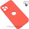 FORCELL CUSTODIA TPU SILICONE COVER SOFT-CASE PER APPLE IPHONE 12 PRO MAX RED