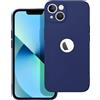 FORCELL CUSTODIA TPU SILICONE COVER SOFT-CASE PER APPLE IPHONE 13 BLU