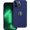 FORCELL CUSTODIA TPU SILICONE COVER SOFT-CASE PER APPLE IPHONE 14 PRO MAX BLU