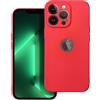 FORCELL CUSTODIA TPU SILICONE COVER SOFT-CASE PER APPLE IPHONE 14 PRO MAX RED
