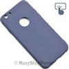 FORCELL CUSTODIA TPU SILICONE COVER SOFT-CASE PER APPLE IPHONE 6 - 6S BLU