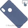 FORCELL CUSTODIA TPU SILICONE COVER SOFT-CASE PER APPLE IPHONE XS MAX BLU