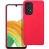 FORCELL CUSTODIA TPU SILICONE COVER SOFT-CASE PER SAMSUNG GALAXY A33 5G RED