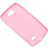 USLIM ULTRA SLIM CUSTODIA TPU SILICONE 0,3MM COVER CASE PER LG JOY RED