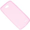 USLIM ULTRA SLIM CUSTODIA TPU SILICONE 0,3MM COVER CASE PER LG L90 D405 PINK