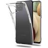 USLIM ULTRA SLIM CUSTODIA TPU SILICONE 0,3MM COVER CASE PER SAMSUNG GALAXY A12 - M12 TRASPARENTE