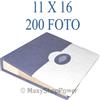 MAXY ALBUM ALBUM FOTOGRAFICO TWO COLORS 200 FOTO CON TASCHE 11X16 BLUE