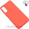 FORCELL CUSTODIA TPU SILICONE COVER SOFT-CASE PER SAMSUNG GALAXY S21 PLUS RED