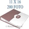 MAXY ALBUM ALBUM FOTOGRAFICO TWO COLORS 200 FOTO CON TASCHE 11X16 BROWN