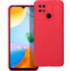 FORCELL CUSTODIA TPU SILICONE COVER SOFT-CASE PER XIAOMI REDMI 10C RED
