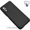 FORCELL CUSTODIA TPU SILICONE COVER SOFT-CASE PER XIAOMI REDMI NOTE 10 - NOTE 10S BLACK