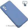 FORCELL CUSTODIA TPU SILICONE COVER SOFT-CASE PER XIAOMI REDMI NOTE 10 - NOTE 10S BLU