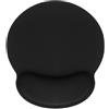 MAXY TAPPETINO MOUSE ERGONOMICO CON MORBIDO POGGIA POLSO 250X230X25MM BLACK