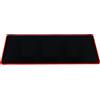MAXY TAPPETINO PER TASTIERA E MOUSE PER PC MAC 700X300X3 MM BLACK BORDI RED