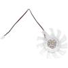 MAXY VENTOLA DISSIPATORE DI CALORE 55mm PER PC NOTBOOK SILENZIOSA 12V TRASPARENTE