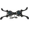 MAXY VENTOLA DISSIPATORE DI CALORE TX-555 PER PC UNIVERSALE USB BLACK