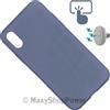 FORCELL CUSTODIA TPU SILICONE COVER SOFT-MAGNET CASE PER APPLE IPHONE X - XS BLU