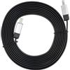 MAXY CAVO VIDEO HDMI - HDMI GUAINA PIATTA DA 3M HIGH SPEED 2.0 4K BLACK