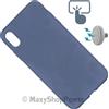 FORCELL CUSTODIA TPU SILICONE COVER SOFT-MAGNET CASE PER APPLE IPHONE XS MAX BLU