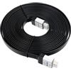 MAXY CAVO VIDEO HDMI - HDMI GUAINA PIATTA DA 5M HIGH SPEED ETHERNET 2.0 4K BLACK