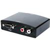 TRUSTECH TRUSTETCH CONVERTITORE AUDIO VIDEO DA VGA + 2X RCA HDMI IN HDMI BLACK
