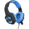 ART CUFFIE GAMING ON-EAR FLASH PER PC CON MICROFONO UNIVERSALI LED BLACK- BLU