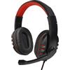 ART CUFFIE GAMING ON-EAR NEMEZIS PER PC CON MICROFONO UNIVERSALI BLACK- RED