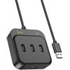 HOCO HUB ORIGINALE MULTIPORTA CIABATTA 3X USB 2.0 + RJ45 CON CAVO 1.2M USB-A
