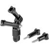 MAXY BRACCIO SNODABILE BLACK PER GOPRO NYLOX TREVI AKASO APEXCAM COOAU WOLFANG