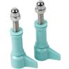 MAXY SET 2PZ VITE CON BULLONE A POMELLO HR213 GREEN PER GOPRO NYLOX TREVI AKASO APEXCAM COOAU WOLFANG EZVIZ