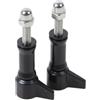 MAXY SET 2PZ VITE CON BULLONE A POMELLO HRK213 BLACK PER GOPRO NYLOX TREVI AKASO APEXCAM COOAU WOLFANG EZVIZ