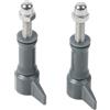MAXY SET 2PZ VITE CON BULLONE A POMELLO HRK213 GREY PER GOPRO NYLOX TREVI AKASO APEXCAM COOAU WOLFANG EZVIZ