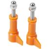 MAXY SET 2PZ VITE CON BULLONE A POMELLO HRK213ORANGE PER GOPRO NYLOX TREVI AKASO APEXCAM COOAU WOLFANG EZVIZ