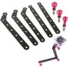 MAXY SET BACCHETTE BRACCIO SNODABILE ST-45 PINK PER GOPRO NYLOX TREVI AKASO APEXCAM COOAU WOLFANG EZVIZ