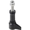MAXY VITE BULLONE POMELLO ACTION CAM BLACK PER GOPRO NYLOX TREVI AKASO APEXCAM COOAU WOLFANG EZVIZ