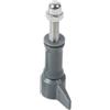 MAXY VITE BULLONE POMELLO ACTION CAM GREY PER GOPRO NYLOX TREVI AKASO APEXCAM COOAU WOLFANG EZVIZ