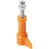 MAXY VITE BULLONE POMELLO ACTION CAM ORANGE PER GOPRO NYLOX TREVI AKASO APEXCAM COOAU WOLFANG EZVIZ