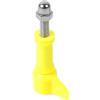 MAXY VITE BULLONE POMELLO ACTION CAM YELLOW PER GOPRO NYLOX TREVI AKASO APEXCAM COOAU WOLFANG EZVIZ