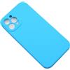 VENNUS CUSTODIA TPU SILICONE LITE COVER SOFT-CASE PER APPLE IPHONE 12 PRO MAX LIGHT BLU